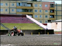 Стадіон Каскад (обробка газону)